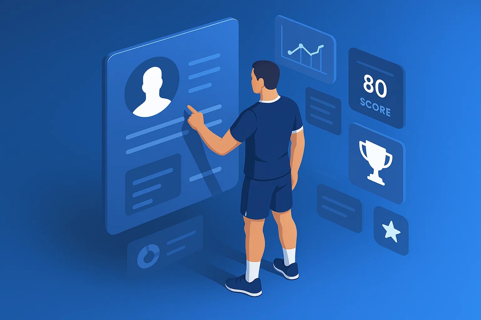 Student athletes using NCRA recruiting platform